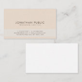 Elegante Farben Modernes schlankes Template Berufl Visitenkarte (Vorne/Hinten)