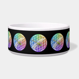 Elegante, farbenfrohe Blume des Libellen Napf