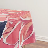 Elegante farbenfrohe Dahlia-Blume auf dunklem Hint Tischdecke (Beispiel)