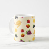 Elegante, farbenfrohe Fruchtrezeptur Kaffeetasse (Vorderseite Links)