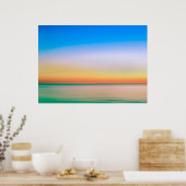 Elegante Farbenfrohe Landschaft | Poster (Küche)