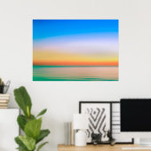 Elegante Farbenfrohe Landschaft | Poster (Heimbüro)