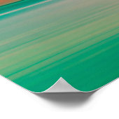 Elegante Farbenfrohe Landschaft | Poster (Ecke)