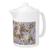 Elegante Farbenfrohe Mosaike Illustrierte Vogelkun