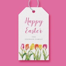 Elegante farbenfrohe Ostern Flora Tulip