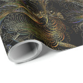 Elegante farbenfrohe Partridges Geschenkpapier (Rolleneckpunkt)