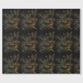 Elegante farbenfrohe Partridges Geschenkpapier (Flach)