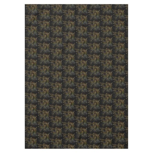 Elegante farbenfrohe Partridges Tischdecke (Vorderseite)