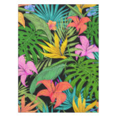 Elegante farbenfrohe Sommer-Tropical Floral Blätte Tischdecke (Vorderseite)