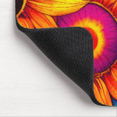 Elegante Farbenfrohe Sonnenblumen Blume Power | Mousepad (Ecke)
