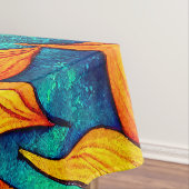 Elegante Farbenfrohe Sonnenblumen Blume Power | Tischdecke (Beispiel)