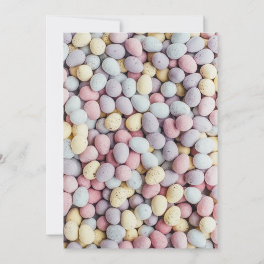 Elegante farbenfrohe Steine Moderne Foto Hochzeit Einladung (Rückseite)