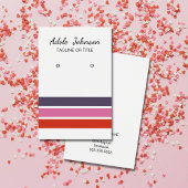 Elegante farbenfrohe Streifen