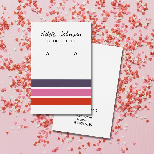 Elegante farbenfrohe Streifen