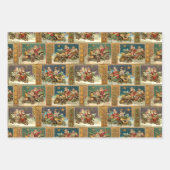 Elegante Farbenfrohe Viktorianische Burgen von Bel Geschenkpapier Set (Vorderseite 3)