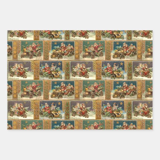 Elegante Farbenfrohe Viktorianische Burgen von Bel Geschenkpapier Set (Vorderseite 3)