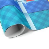 Elegante farbenfrohe Weihnachtsgeschenke Wrapping Geschenkpapier (Rolleneckpunkt)