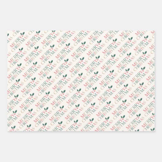 Elegante farbenfrohe Weihnachtsgrün Blätter (Vorderseite)