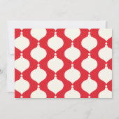 Elegante, farbenfrohe Weihnachtstypografie Ankündigung (Rückseite)