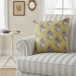 Elegante farbenfrohe Wildblumen auf der Ernte von  Kissen