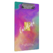 Elegante farbenfrohe Zwischenablage Klemmbrett (Rechts)