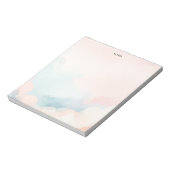 Elegante Farbenpracht Notizblock (Rotiert)