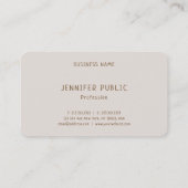 Elegante Farbharmonie Berufliches modernes Templat Visitenkarte (Rückseite)