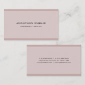 Elegante Farbharmonie Moderne, einfach Beruflich Visitenkarte (Vorne/Hinten)