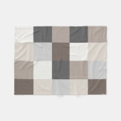 Elegante Farbharmonie Modernes Design Fleecedecke (Vorderseite (Horizontal))