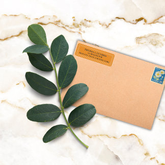 Elegante farbige Umrandung personalisiert tief ora