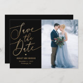 Elegante Farbkarte mit bearbeitbarer Touch - Save Dankeskarte (Vorne/Hinten)