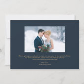 Elegante Farbkarte mit bearbeitbarer Touch - Save  Dankeskarte (Rückseite)