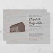 Elegante Farm Bridal Dusche Einladungen (Vorne/Hinten)