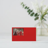 Elegante Fashion Business Card Visitenkarte (Stehend Vorderseite)