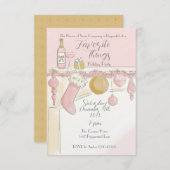 Elegante Favoriten Einladung (Vorne/Hinten)