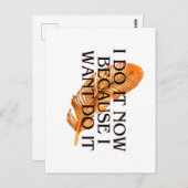 Elegante Feather Quote Einladungskarte - Moderne M (Vorne/Hinten)