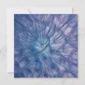 Elegante Feathers Wedding Einladung (Rückseite)