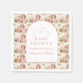 Elegante Feen-Baby-Party Serviette (Vorderseite)