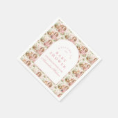 Elegante Feen-Baby-Party Serviette (Ecke)