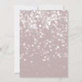 Elegante Feier des Lebens Geschmackvolle Beerdigun Einladung (Rückseite)