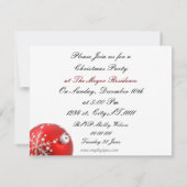 elegante Feier Einladung (Rückseite)