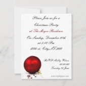 elegante Feier Einladung (Rückseite)