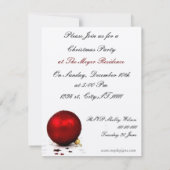 elegante Feier Einladung (Rückseite)