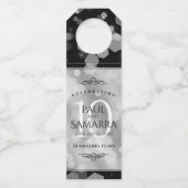 Elegante Feier zum 10. Geburtstag von Zinn Flaschenanhänger (Vorderseite)