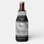 Elegante Feier zum 10. Geburtstag von Zinn Flaschenkühler (Flaschenvorderseite)