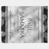 Elegante Feier zum 10. Geburtstag von Zinn Fleecedecke (Vorderseite (Horizontal))