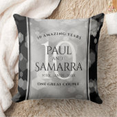 Elegante Feier zum 10. Geburtstag von Zinn Kissen (Decke)