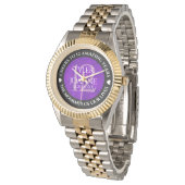 Elegante Feier zum 12. Geburtstag der Seidenhochze Armbanduhr (Schrägansicht)