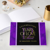 Elegante Feier zum 12. Geburtstag der Seidenhochze Gästebuch