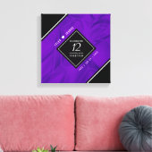 Elegante Feier zum 12. Geburtstag der Seidenhochze Leinwanddruck (Insitu (Wohnzimmer))